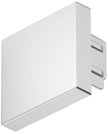 סיומת פלסטיק לפרופיל עמית תאורה חיצוני כסוף