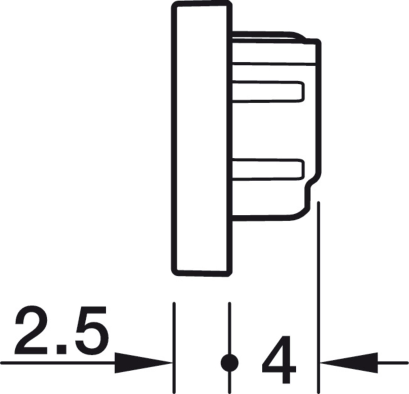 סיומת פלסטיק לפרופיל עמית תאורה חיצוני שחור