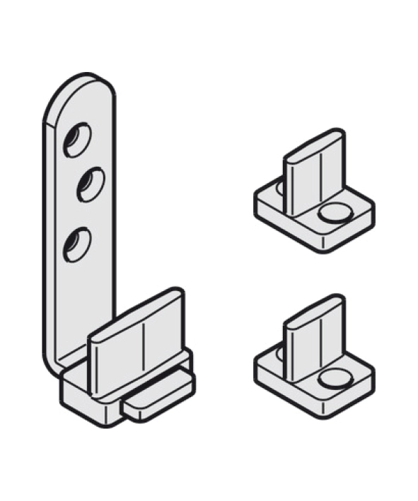 סט 2 מעצורים ומוביל תחתון