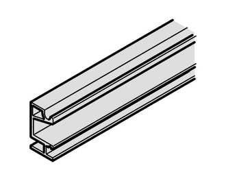 פרופיל 2000ממ לחיבור צידי והרחקה 19ממ עבור מסילה H94125602