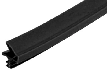 גליל 25 מטר גומי אטימה לדלת פנים רוחב 12ממ שחור