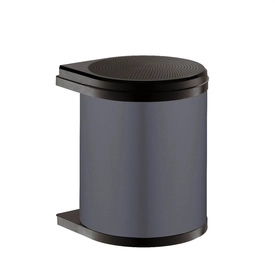 אשפית לדלת 40סמ 15L אפור כהה