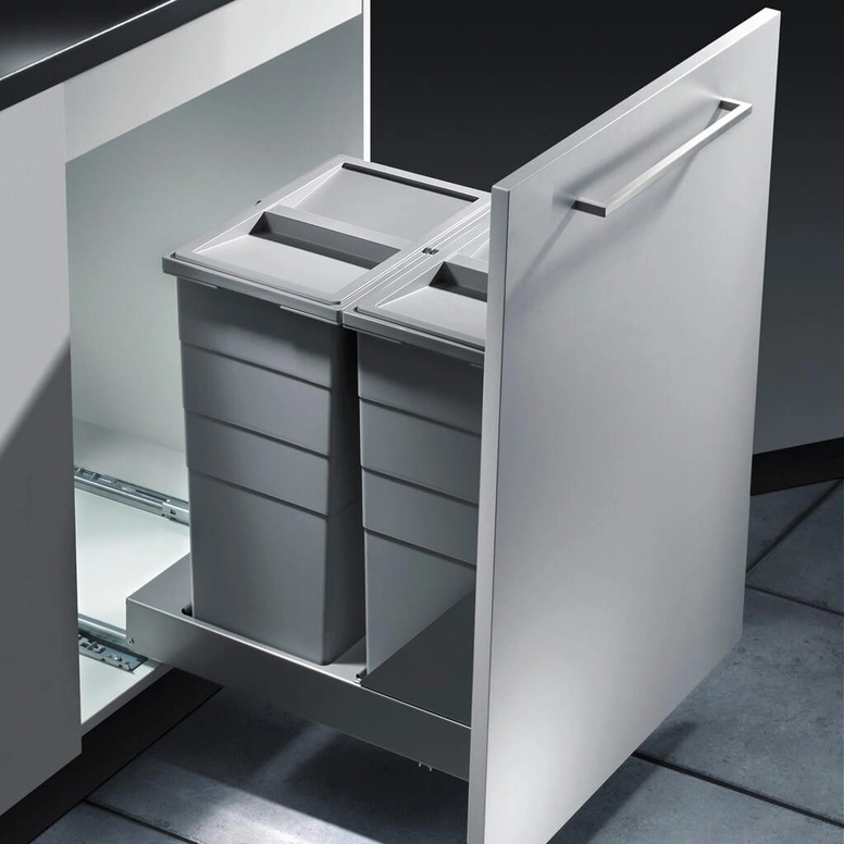 פח קרגו לחזית 40סמ 2X29L אפור כהה 58L