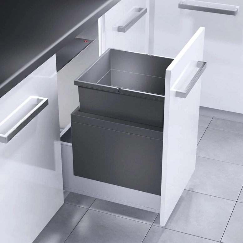 פח קרגו לחזית 45סמ 1X55L אפור כהה 55L ג522ממ ר450ממ