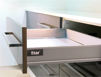 מגירה דופן 9-40 סמ אפור