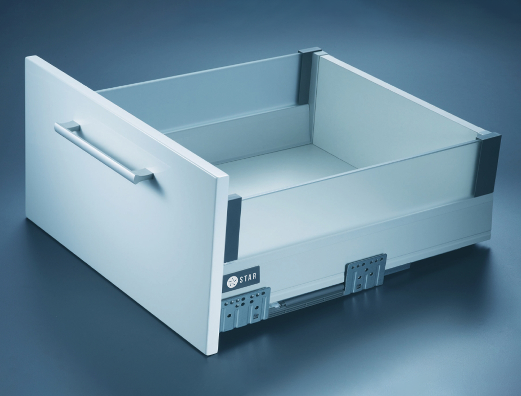 מגירה סטאר זכוכית ע40 לבן