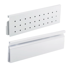 דופן צד כפול מתכת 40 לבן