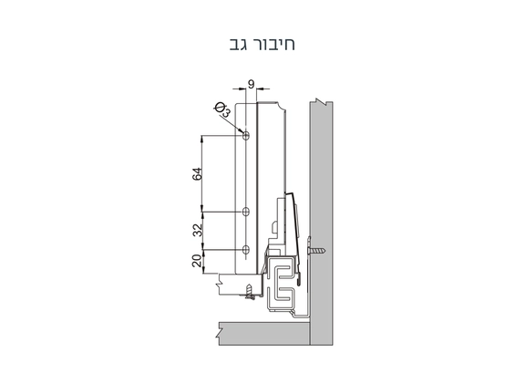 זוג גלריה סטאר מלבנית ע35 לבן