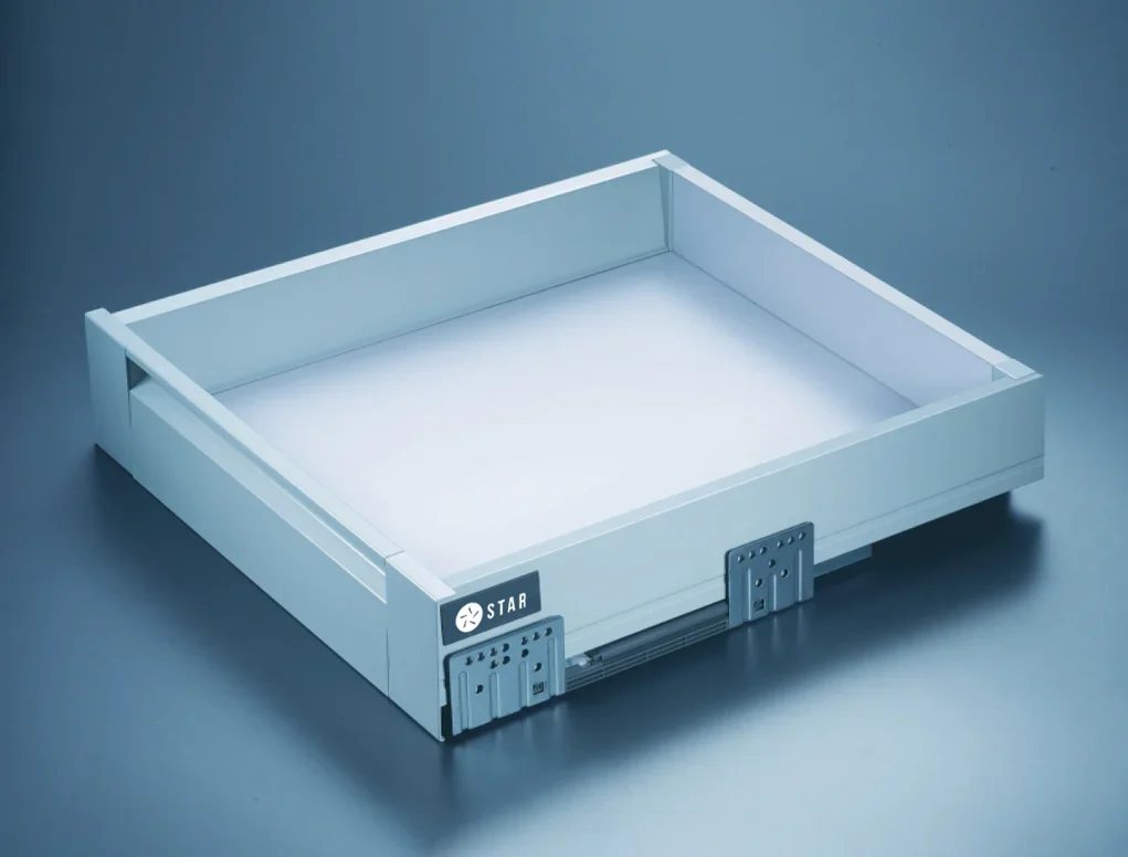 חזית סטאר נמוכה למגירה פנימית לבן