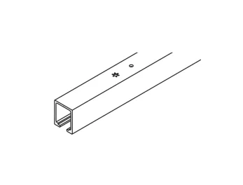 מסילה עליונה אלומיניום