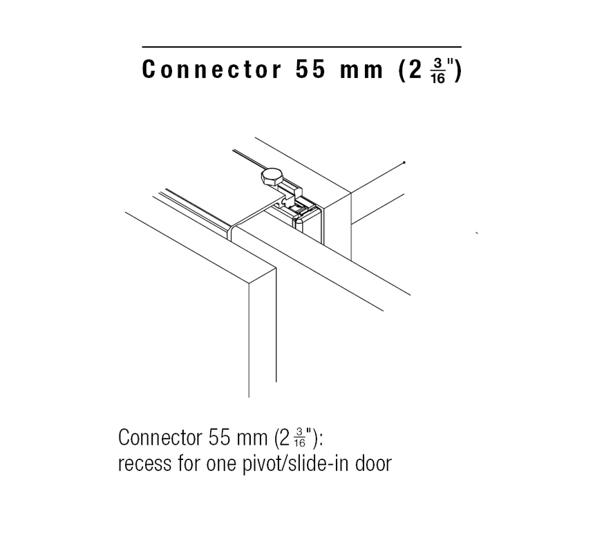 מחבר 55 לעומק 650 עבור Concepta