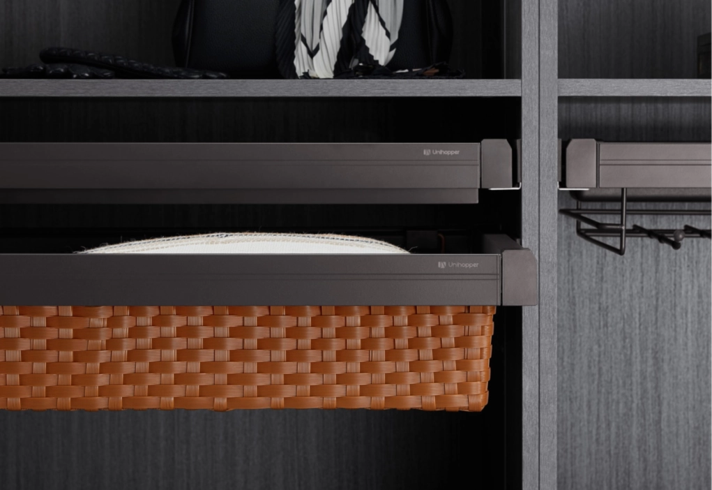 סל אחסון דמוי ראטן נשלף 564/475/170ממ