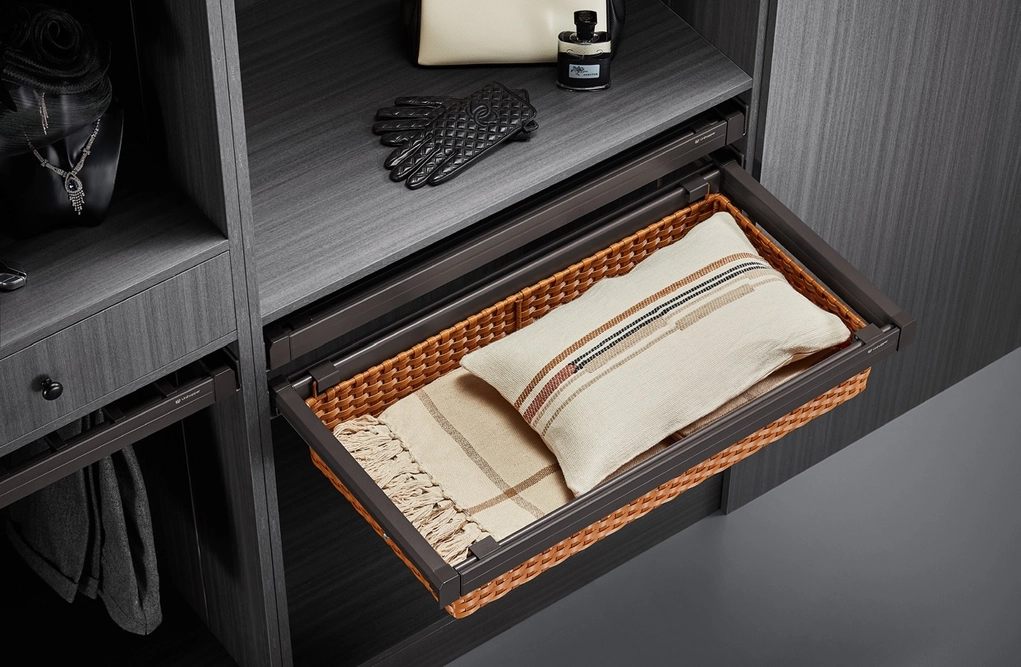 סל אחסון דמוי ראטן נשלף 564/475/170ממ