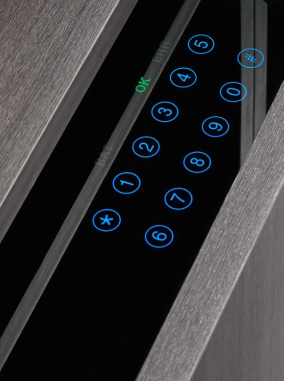 מגירת כספת פתיחה אלקטרונית בגוון מוקה