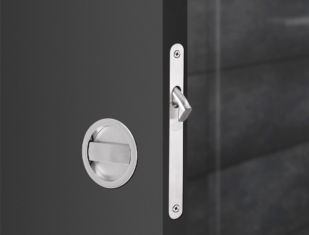 מנעול הזזה ידית שקועה