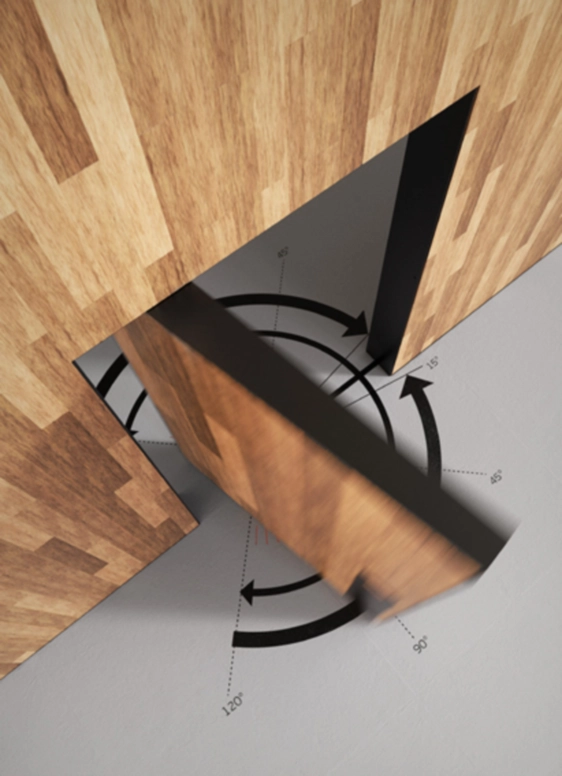 ציר פיווט תחתון-משקל 200קג הידראולי חוזר