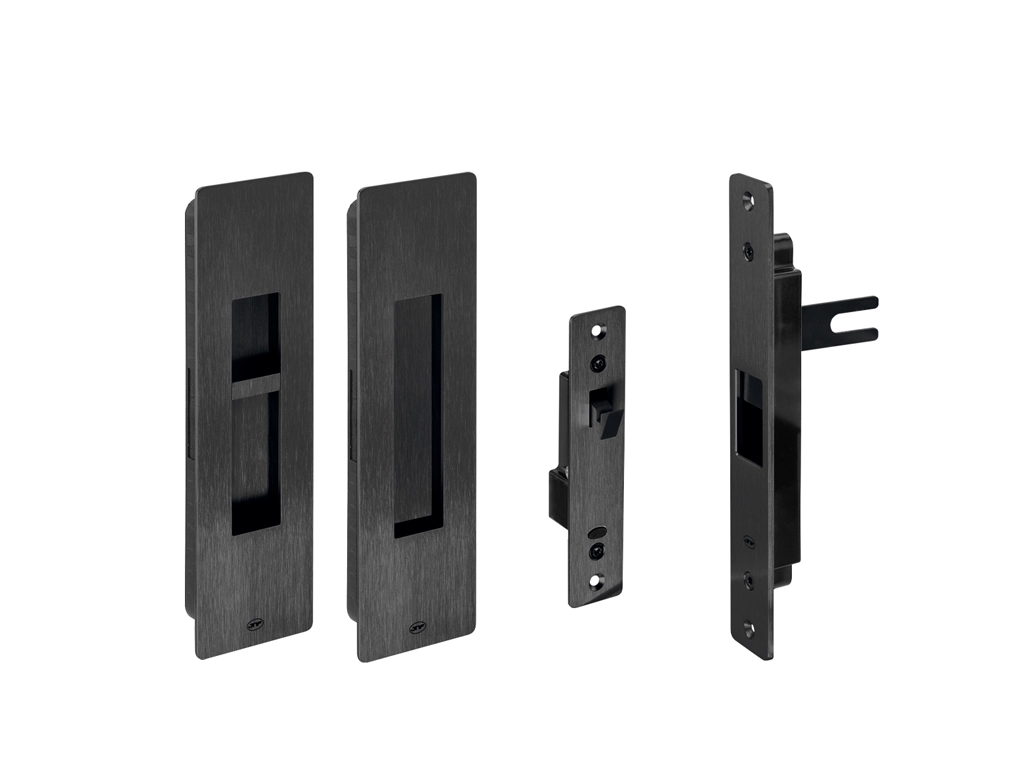 מנעול הזזה מגנטי מלבני שחור