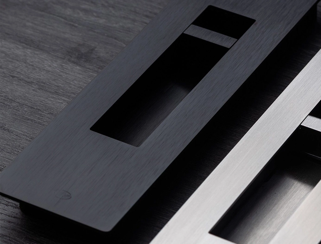 מנעול הזזה מגנטי מלבני שחור