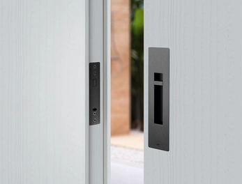 מנעול הזזה מגנטי מלבני שחור