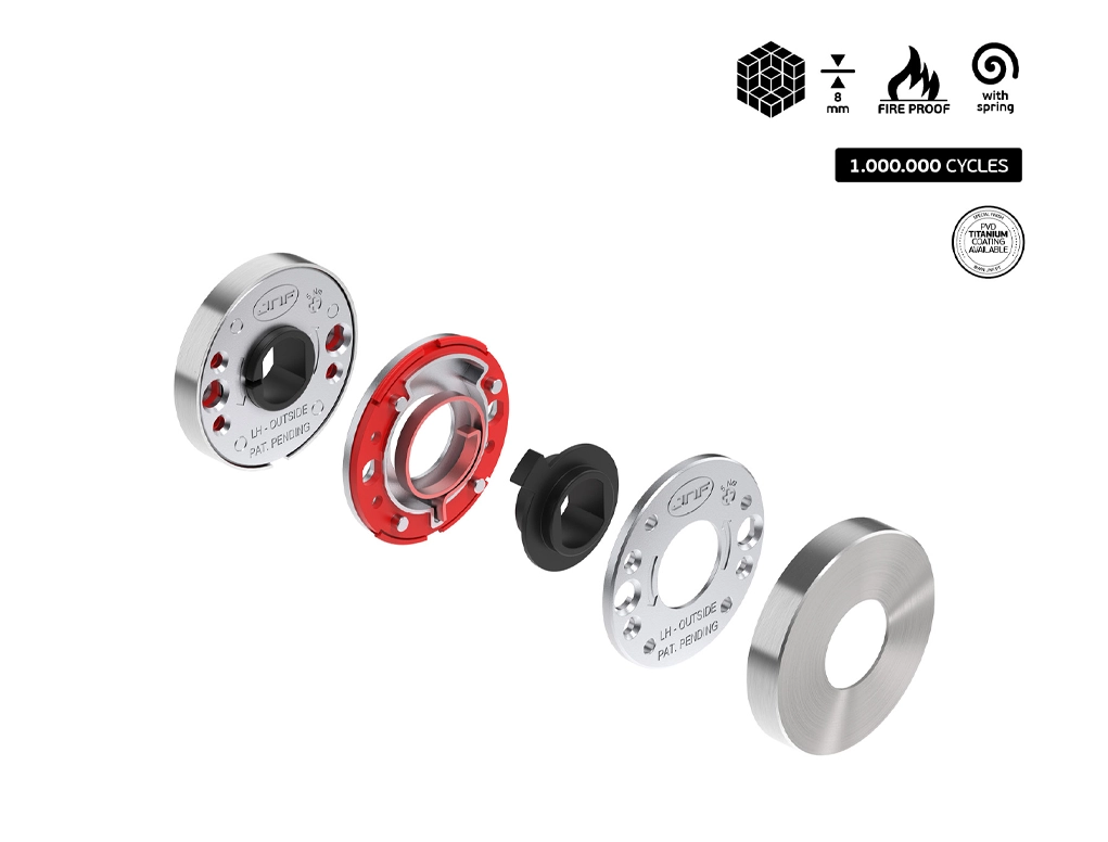 רוזטה עגולה לידית 50/8 ממ