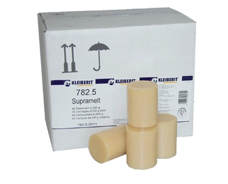 מארז 45 נרות דבק שקוף למכונת הולצר