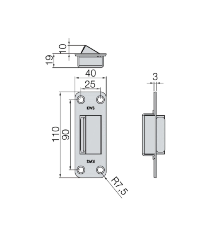 נגדי נירוסטה למנעול לחילוץ בחירום
