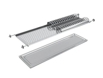 מתקן יבוש כלים 2 קומות 600ממ בורג לקדח 10ממ נירוסטה