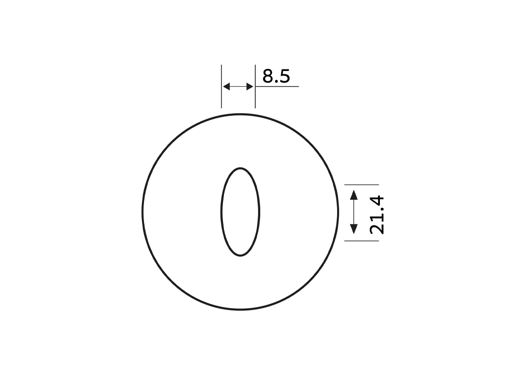 ידית נירוסטה מלא
