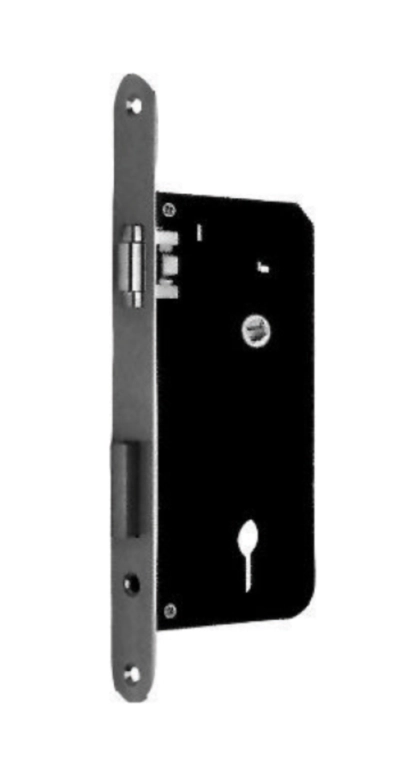 מנעול 60 רול חזית נירוסטה מעוגל