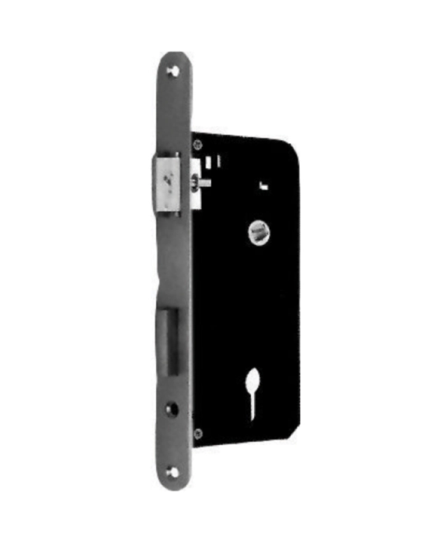 מנעול חבוי 85X60ממ צילינדר חזית נירוסטה מעוגל