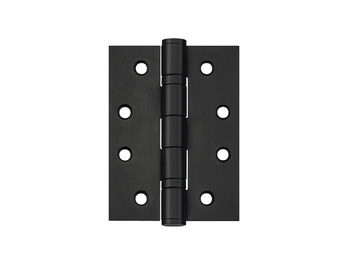 זוג ציר לדלתות פנים עד 120קג שחור מט PVD מרובע 102X76X3ממ