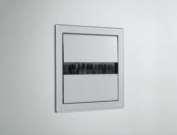 מעבר כבל 80X80ממ גימור אלומיניום