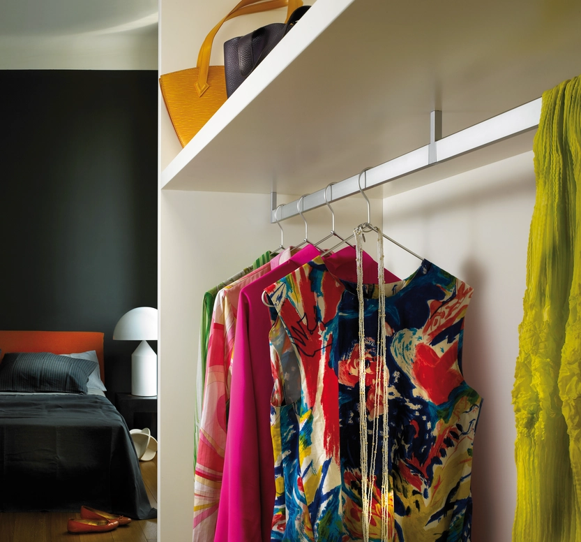 פרופיל מוט מלבני אלומיניום למתלה בגדים 3000X30X12ממ