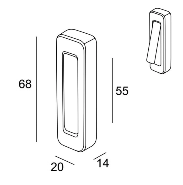 ידית לחיצה לארון שרטוט