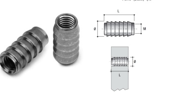 מארז 100 צנורית מקשרת M6X16