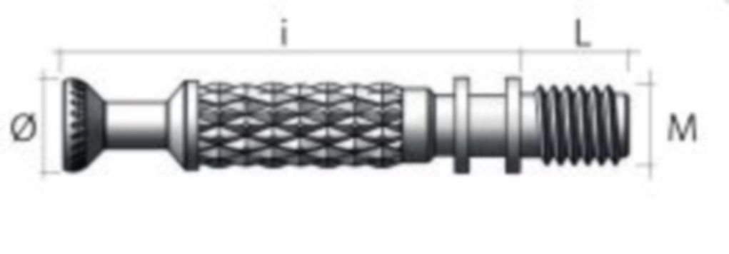 מארז 100 בורג M6 מיניפיקס ZINC ALLOY