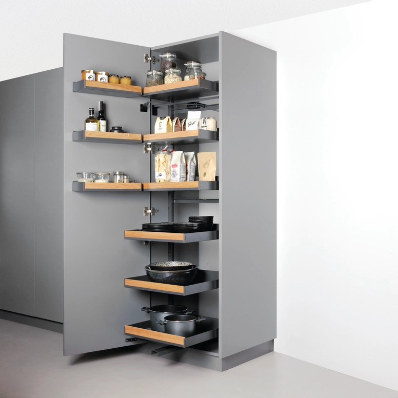 מזווה משולב עץ אנטרציט 600X1900ממ PLENO PLUS FIORO