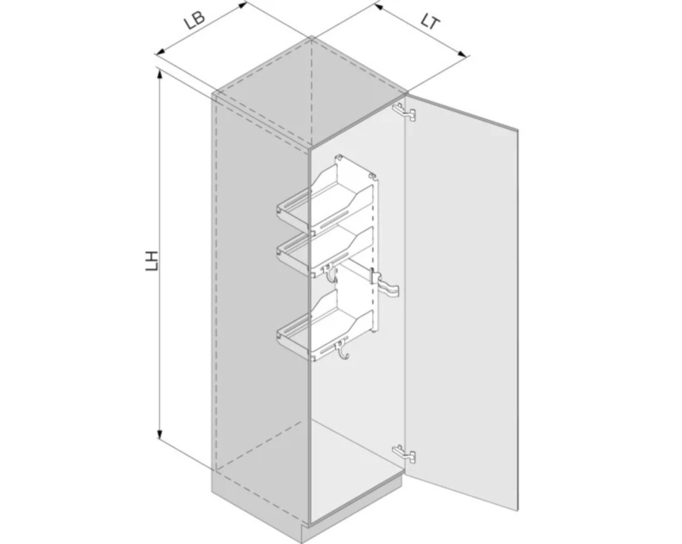 מע' מדפים רב-שימושית SESAM אנטרציט
