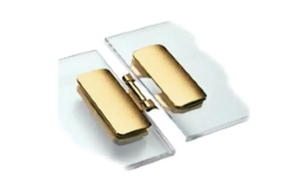 ציר לדלת ודופן זכוכית פנימי