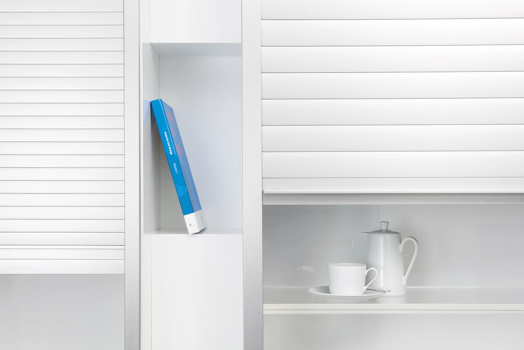 תריס קריסטל 600X1500ממ לבן מט 1696L מוביל נירוסטה