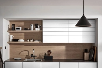 ארון תריס פליפדור 780X900X373ממ לבן מבריק V2778