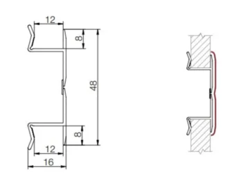 פינה מתכוונת לצוקל 150ממ שחור מט 706