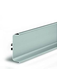 פרופיל C אופקי אמצעי 4100ממ אלומיניום(PU41)