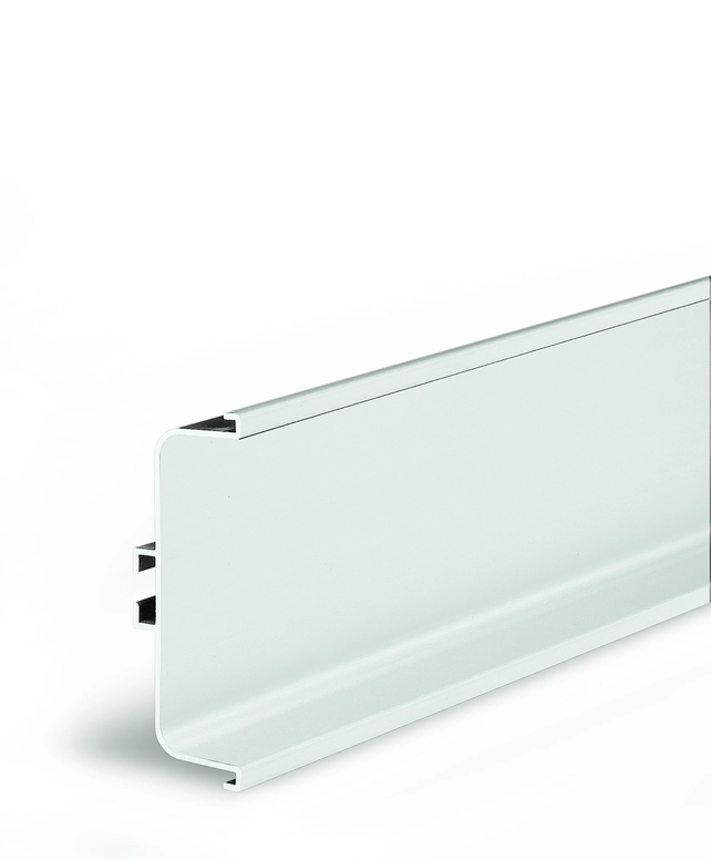 פרופיל C אופקי אמצעי 4100ממ לבן מט (PU41)