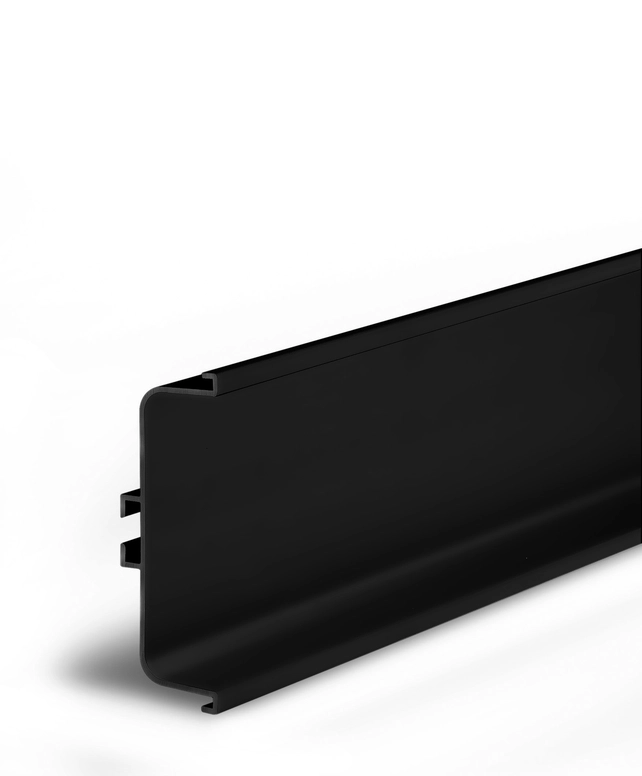 פרופיל C אופקי אמצעי 4100ממ שחור מט (PU41)