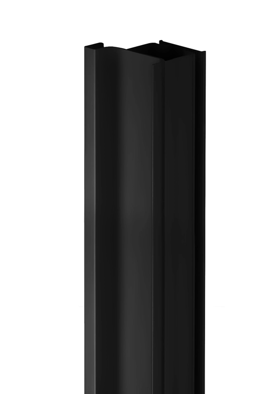 פרופיל L אנכי 2670 מ"מ שחור מט (PU26.7)