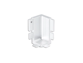 פינה פנימית לפרופיל L לבן מט