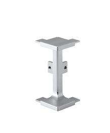 פינה חיצונית לפרופיל C לבן מט