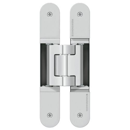 ציר סמוי 120קג לזוג צירים כרום מט