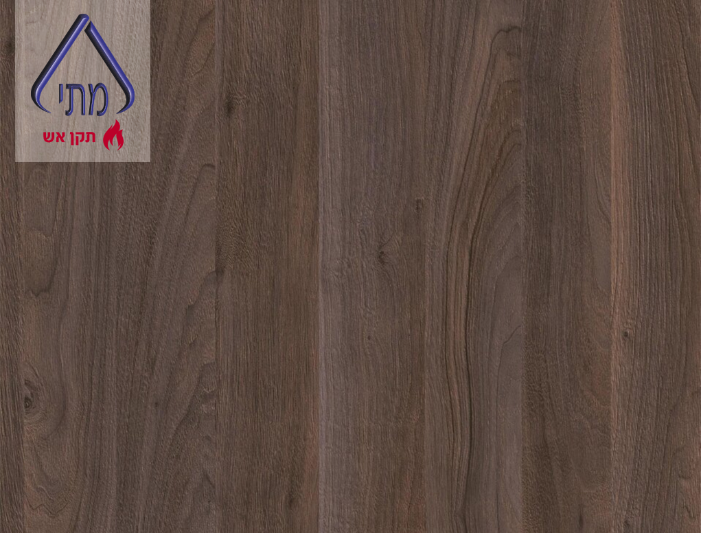 לוח 2800X2070X12.4 CDFממ אגוז כהה D4409 OV